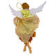 Blonde angel with gold clothes, figurine for Neapolitan Nativity, 45cm s4