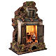 Cellar setting for Neapolitan Nativity, with lights 10cm s4