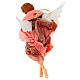 Blonde angel with pink clothes, figurine for Neapolitan Nativity, 45cm s7