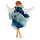 Blonde angel with light blue clothes, figurine for Neapolitan Nativity, 45cm s3