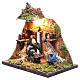 Bottaio cm 10 illuminato presepe Napoletano s2