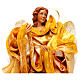 Anjo dourado asas curvas para presépio Nápoles altura média 18-22 cm s2