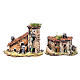 Kit of 7 houses for Neapolitan Nativity measuring 7x12x7cm s4