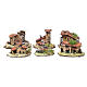 Kit de casas 6 Figuras belén napolitanos 4x9x7 s1