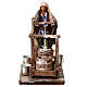 Burraio con attrezzo 10 cm presepe napoletano s1