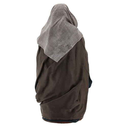 Frau mit Kernenkorb 14cm neapolitanische Krippe 5