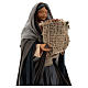 Frau mit Kernenkorb 14cm neapolitanische Krippe s2