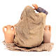 Neapolitan Nativity figurine Merchant sitting with amphorae 14cm s4