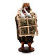 Animated Neapolitan Nativity figurine Man with cage of geese 14cm s1