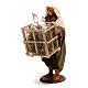 Animated Neapolitan Nativity figurine Man with cage of geese 14cm s3