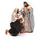 Holy Family kneeling 14cm, Neapolitan Nativity Scene s4