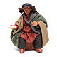 Man with dish for table 10cm, Neapolitan Nativity figurine s1
