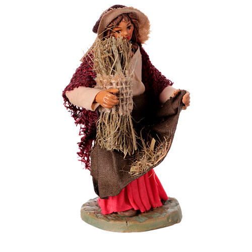 Reaper woman 10cm, Neapolitan Nativity figurine 3
