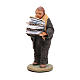 Man carryin books 10cm, Neapolitan Nativity figurine s2