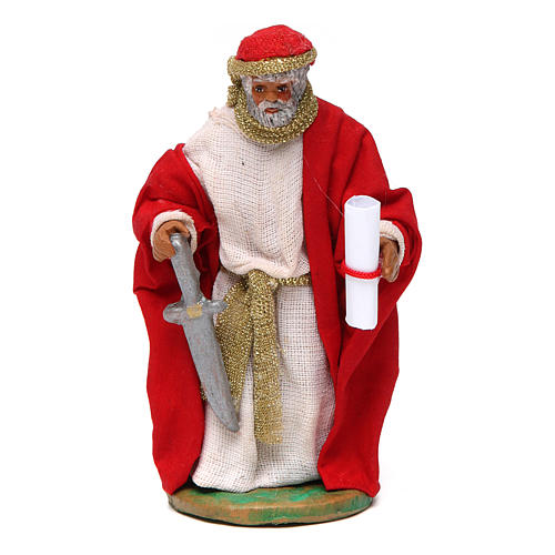 King Herod 10cm Neapolitan Nativity figurine 1