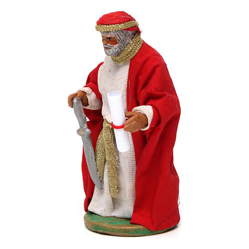 King Herod 10cm Neapolitan Nativity figurine 2