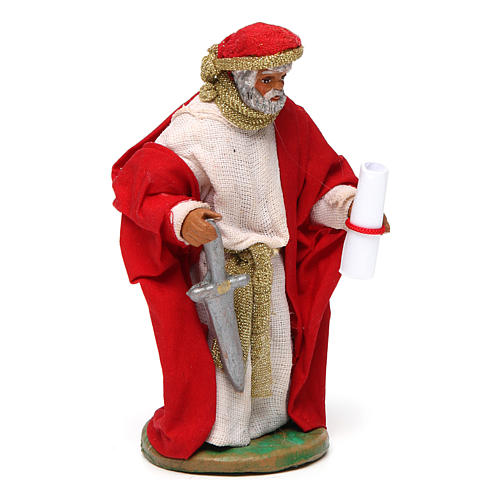 King Herod 10cm Neapolitan Nativity figurine 3