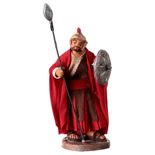 Soldat mit Lanze neapolitanische Krippe 10cm 1