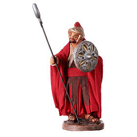Soldier with lance 10 cm Neapolitan Nativity figurine