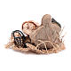 Arabian woman with straw baskets 10cm Neapolitan Nativity s3