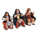 Set Kartenspieler 3 Figuren neapolitanische Krippe 10cm s3