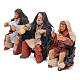 Cards players 3 figurines 10cm, Nativity Scene s2