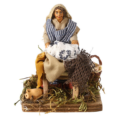 Washwoman 10cm, Nativity figurine 1