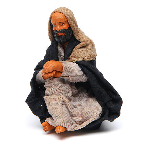 Sitting camel-driver 10cm, Nativity figurine 1