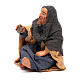 Sitting man with glass 10cm, Nativity figurine s2