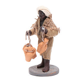 Moro con 3 anforette 10 cm presepe napoletano