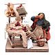 Castagnara con banchetto 10 cm presepe napoletano s1