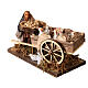 Man with handcart and hens 10cm, Nativity figurine s2