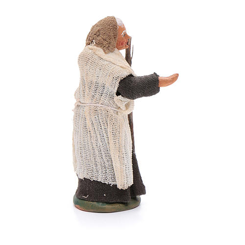 Hunch-backed woman 10cm Neapolitan Nativity figurine 3