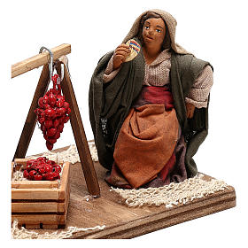 Tomato sellers 10cm, Neapolitan Nativity figurines