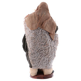 Uomo con cesto di meloni in mano 13 cm presepe Napoli