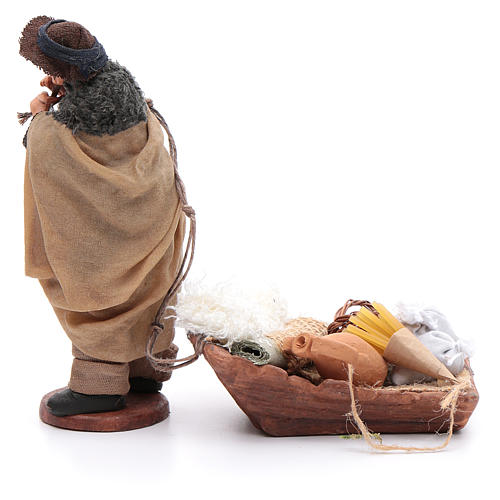 Soap crafter with handcart 12cm Neapolitan Nativity 3