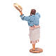 Contadina con tamburello 12 cm presepe napoletano s3