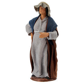 Donna incinta 12 cm presepe napoletano