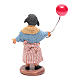 Mädchen mit Luftballon neapolitanische Krippe 12cm s3