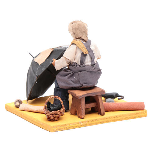 Ombrella-maker 12 cm Neapolitan Nativity figurine 3