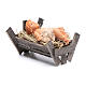Baby in wooden cradle 12cm Neapolitan Nativity s3