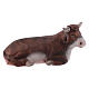 Neapolitan Nativity figurine, sitting ox 14cm s1