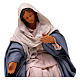 Virgem Maria sentada para presépio napolitano com figuras 14 cm altura média s2