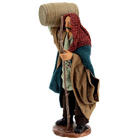 Man with barrel 14cm Neapolitan Nativity