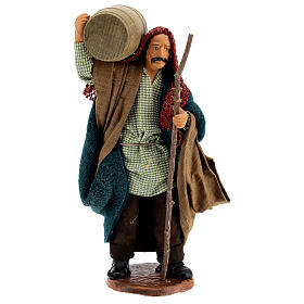Man with barrel 14cm Neapolitan Nativity