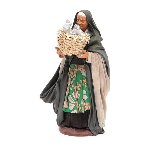Woman with basket 14cm Neapolitan Nativity 2