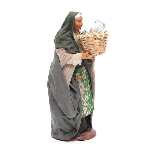Woman with basket 14cm Neapolitan Nativity 4