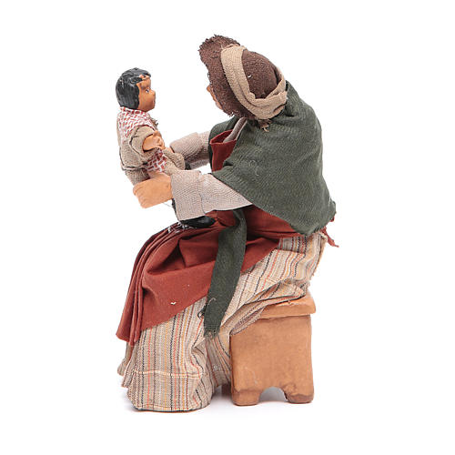 Mother with child 14cm Neapolitan Nativity 3