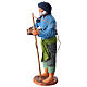 Pescatore anziano con cesto 16 cm presepe napoletano s4