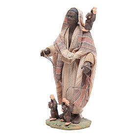 Moro con scimmie 24 cm presepe napoletano